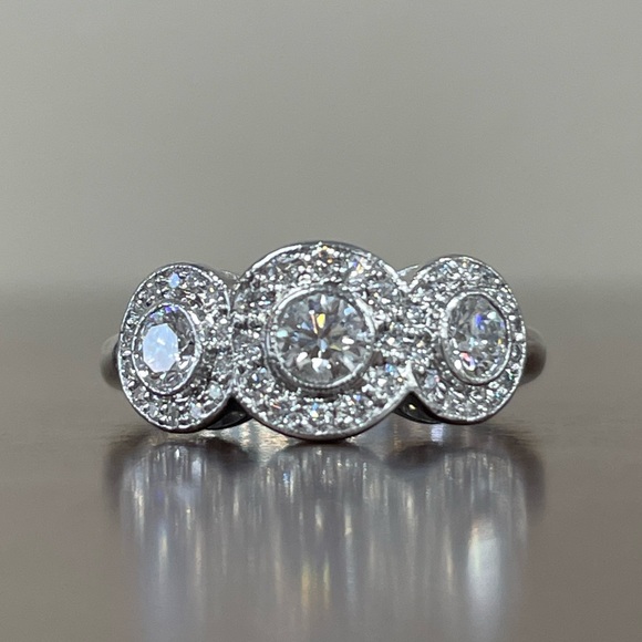 Tiffany & Co. Jewelry - Tiffany & Co. Circlet Platinum & Diamond Ring
